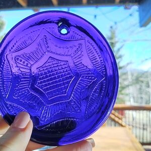 Blue Glass Sun Catcher